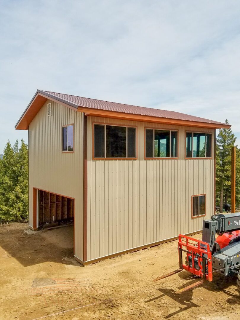 8499 Villani – 24x30x20 2 Story Garage with Living Quarters- Golden, CO | Steel Structures America