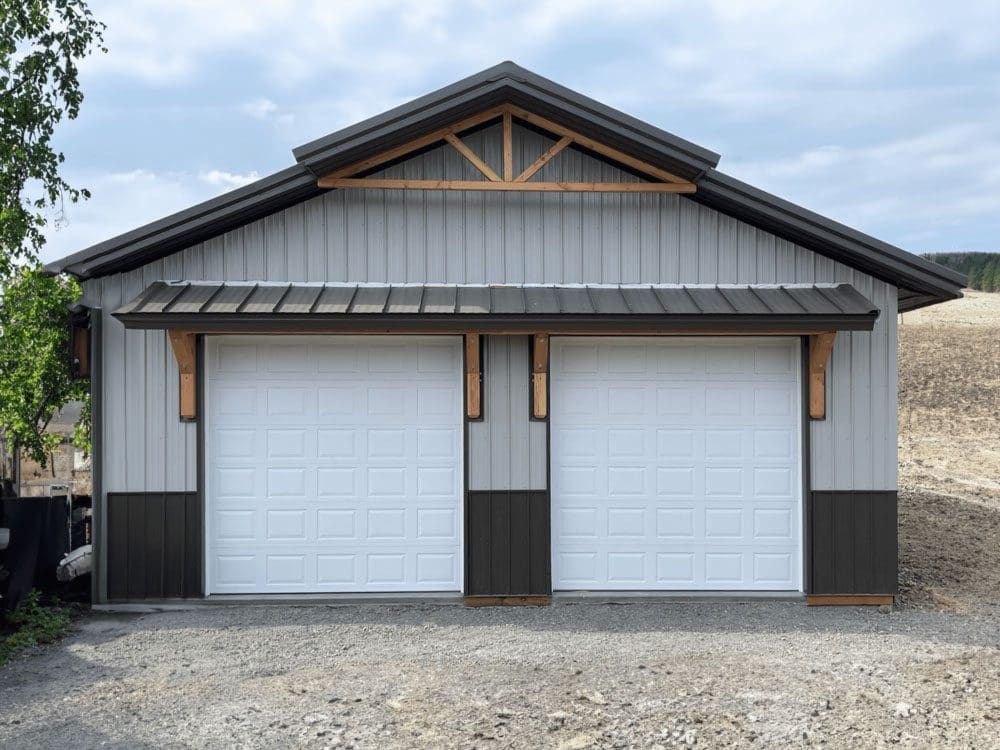 13278 30 x 40 x 12 Garage in Yakima, Washington Steel Structures