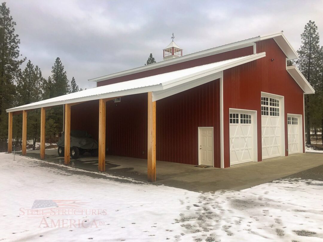 #10867 – Clear Span Monitor – Deer Park, WA | Steel Structures America