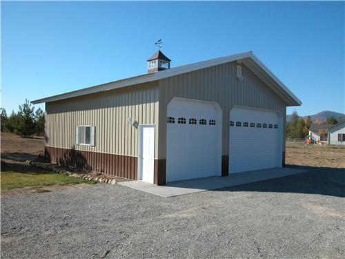 Metal Garage #1582 – Rathdrum, ID | Steel Structures America