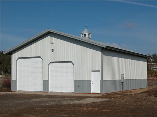 Large Steel Shop Building #1754 – Rathdrum, Idaho | Steel Structures America