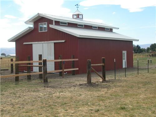 Horse Barn with Loft Storage #2617 | Steel Structures America