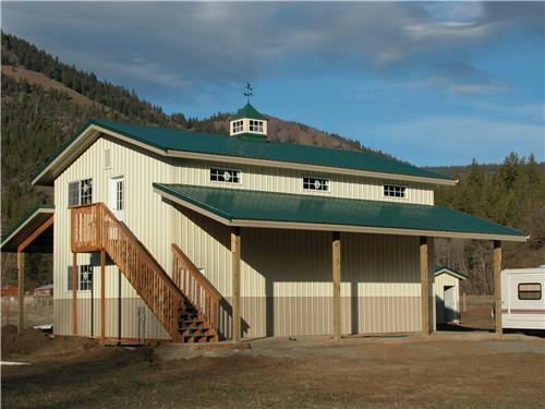2 Story Shop with Living Quarters #2027 | Steel Structures America