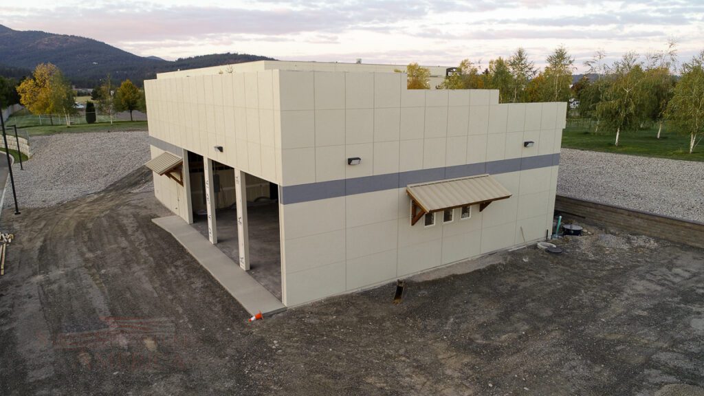 10033-ALK-Abello-Source-Materials-50x70x18-permacolumn-office-single-slope | Steel Structures America