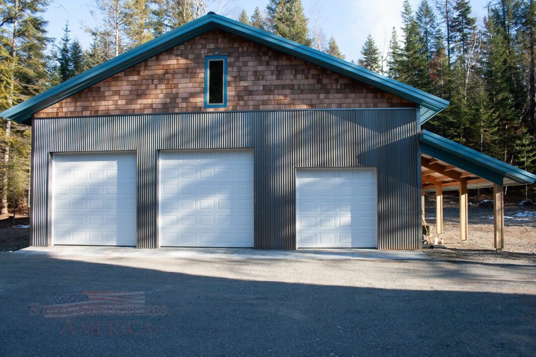10472 – Wakeley – 40x40x14 – Sagle, ID | Steel Structures America