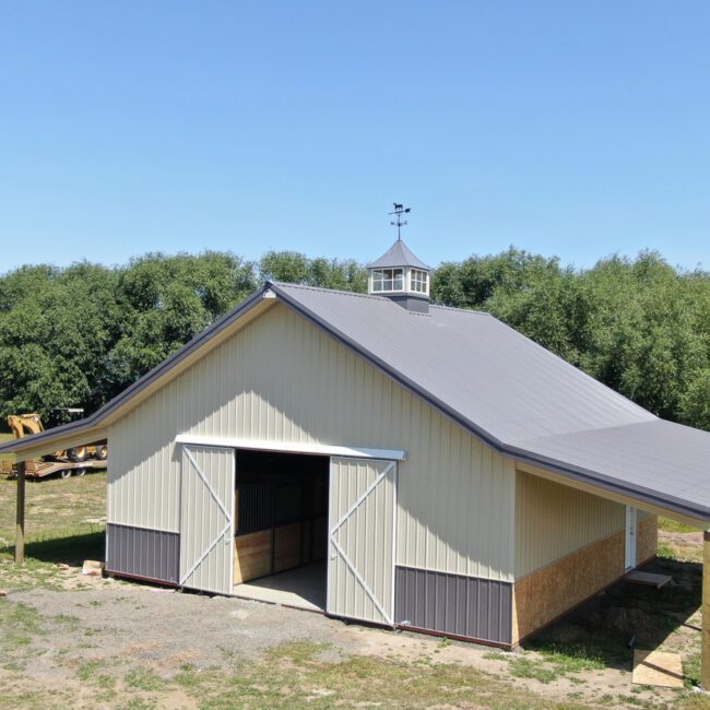 10838 – Kristi Baumman – 36x36x12 Steel Structure – Ellensburg, Washington | Steel Structures America