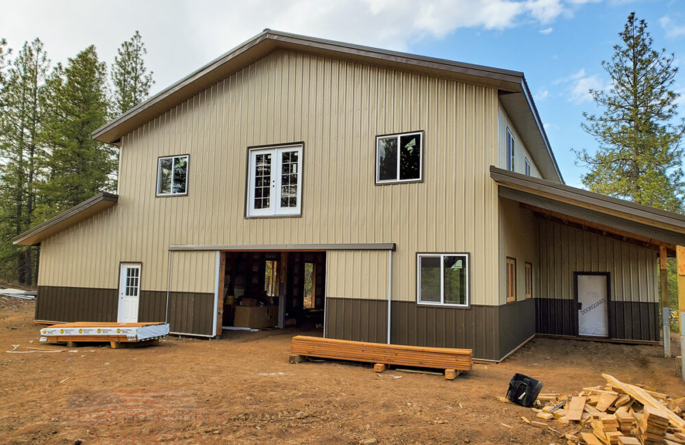 #11253 Hall – 36x60x22 Monitor Style Building Cheney, Washington | Steel Structures America