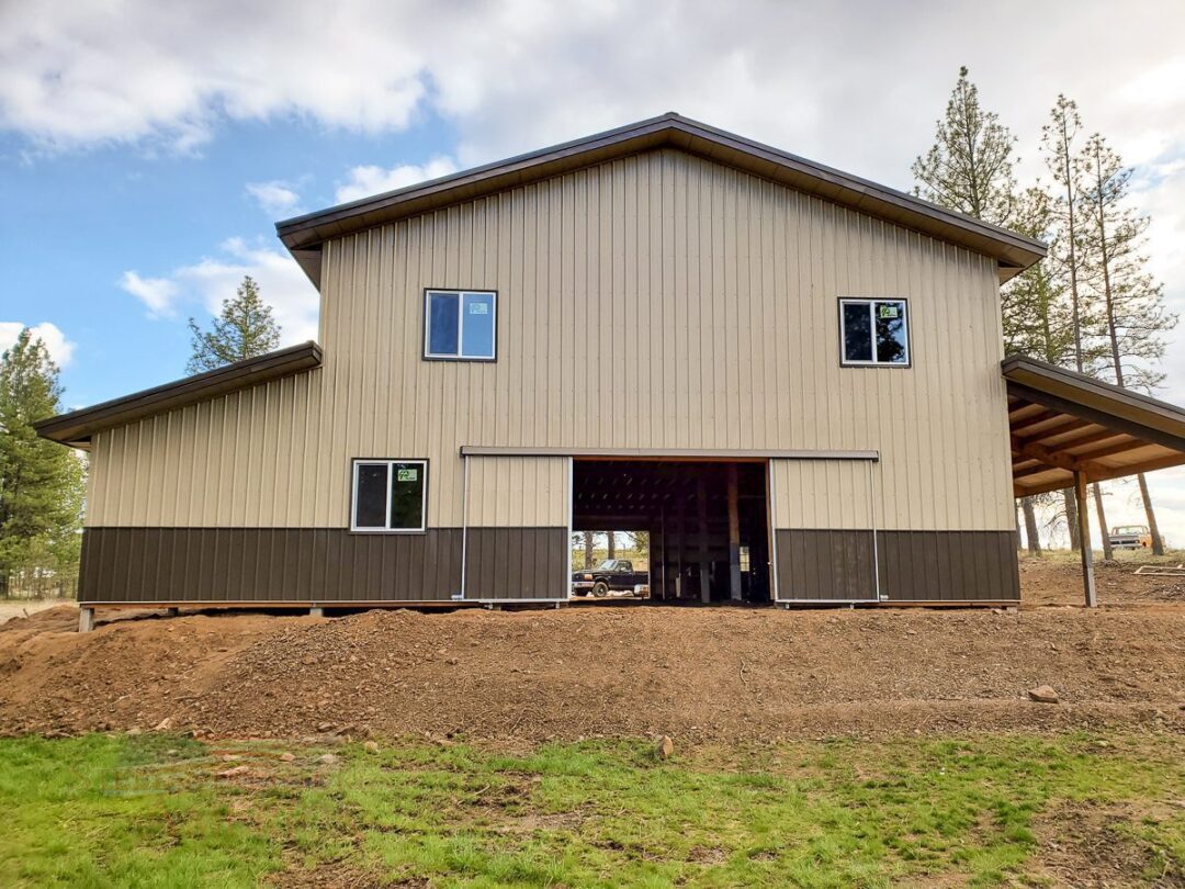 #11253 Hall – 36x60x22 Monitor Style Building Cheney, Washington | Steel Structures America