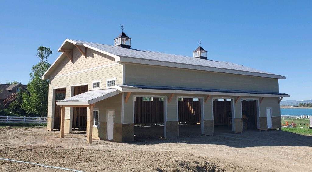 #11346 Burton – Very Custom 50x70x18 Building | Steel Structures America