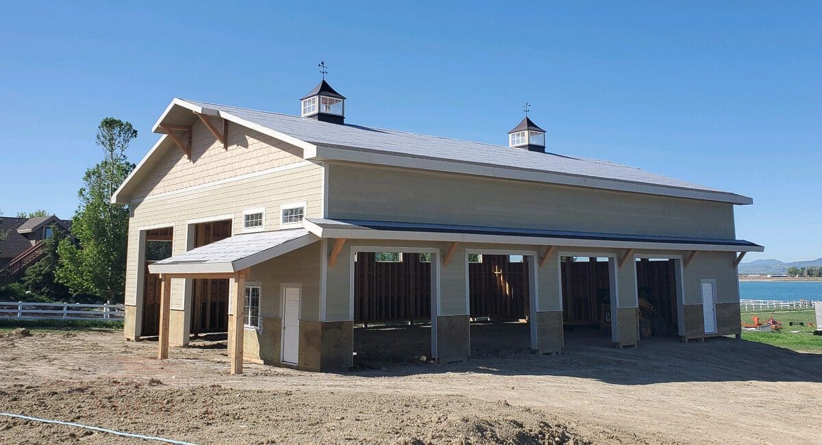 #11346 Burton – Very Custom 50x70x18 Building | Steel Structures America