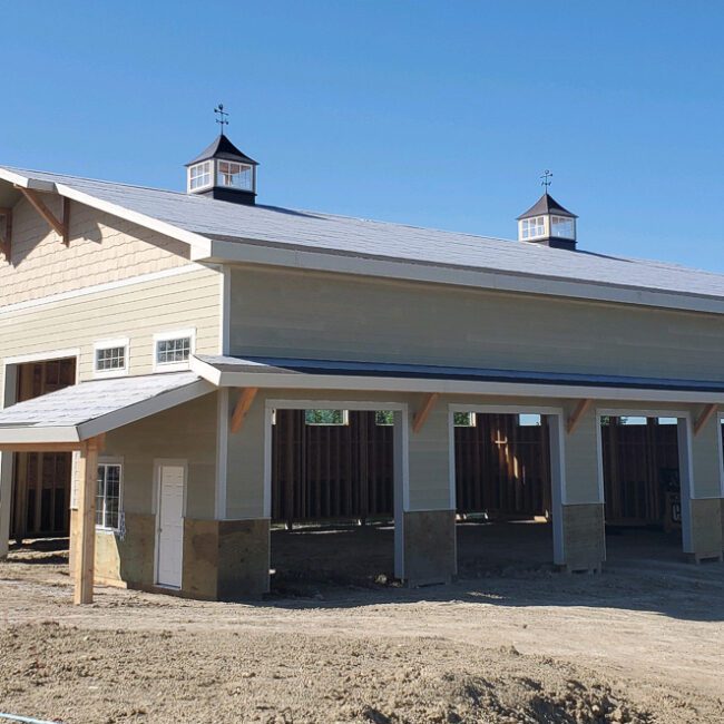 #11346 Burton – Very Custom 50x70x18 Building | Steel Structures America