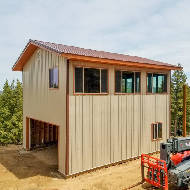 8499 Villani – 24x30x20 2 Story Garage with Living Quarters- Golden, CO | Steel Structures America