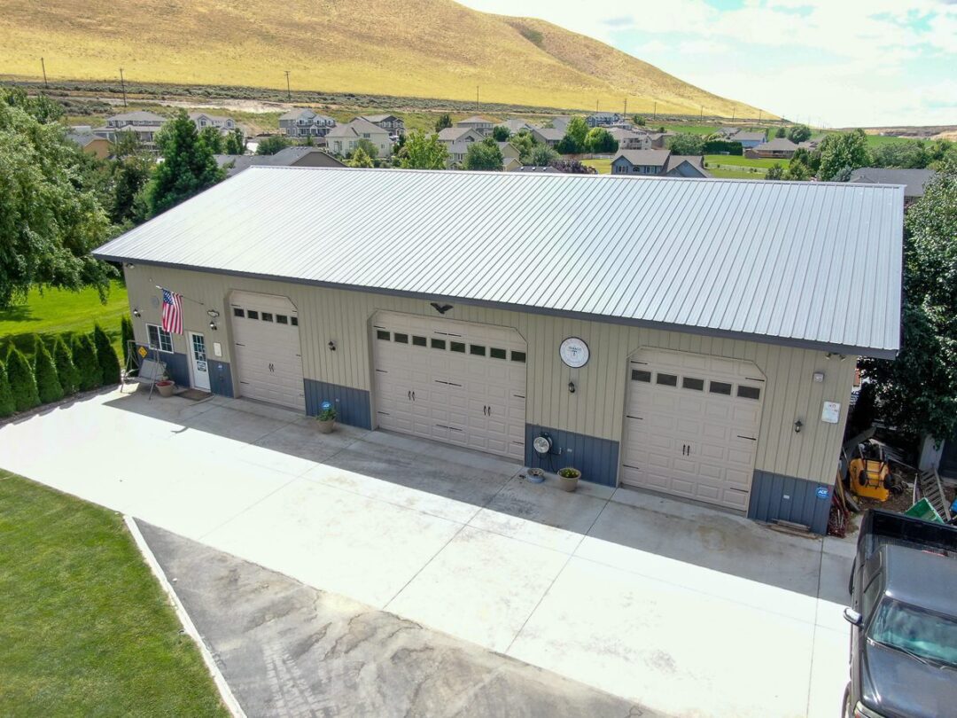 #8726 – Giant Shop – 45x72x14 – West Richland, WA | Steel Structures America
