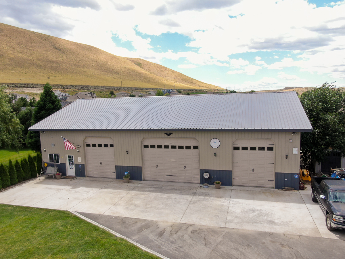#8726 – Giant Shop – 45x72x14 – West Richland, WA | Steel Structures America
