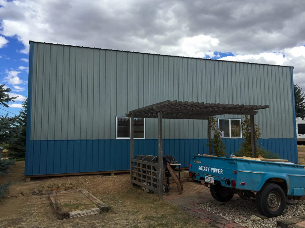 #8777 – Fort Collins 36x40x16 pole barn | Steel Structures America