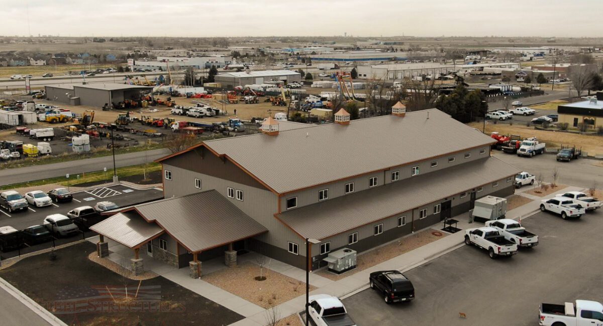 9087 EZ-Excavating longmont Colorado Post Frame Office | Steel Structures America