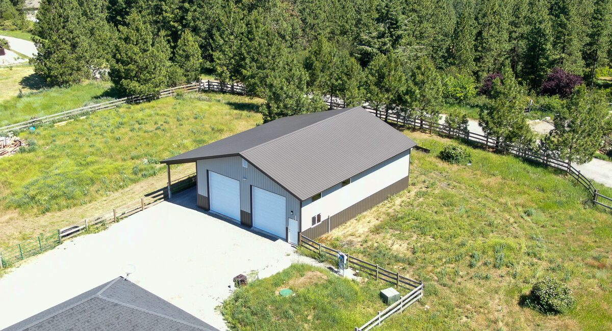 #9132 – Tim Leake – 36x48x14 – Post Falls, Idaho | Steel Structures America