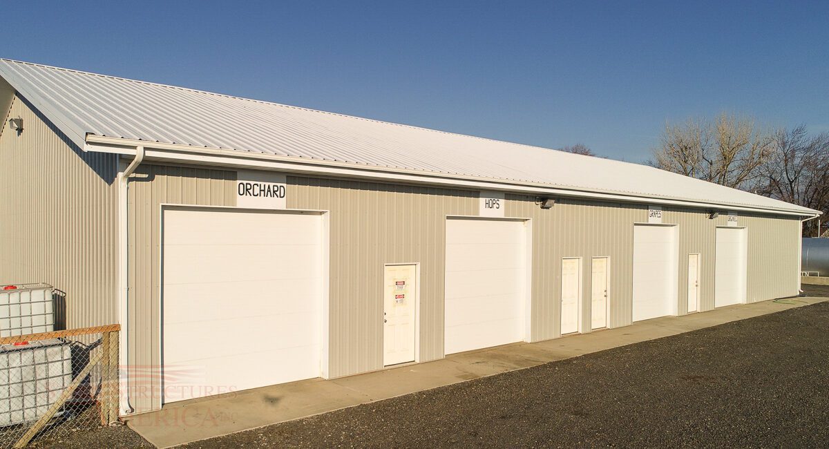 #9446 – Olsen Brother’s Ranches – 50x100x12 – Prosser, WA | Steel Structures America