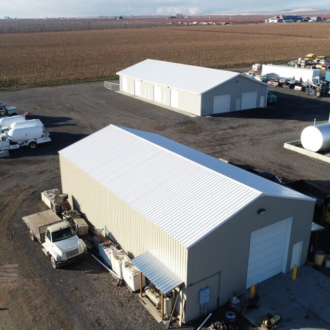 9447 34x62x16 Steel Structure Richland, Washington | Steel Structures America