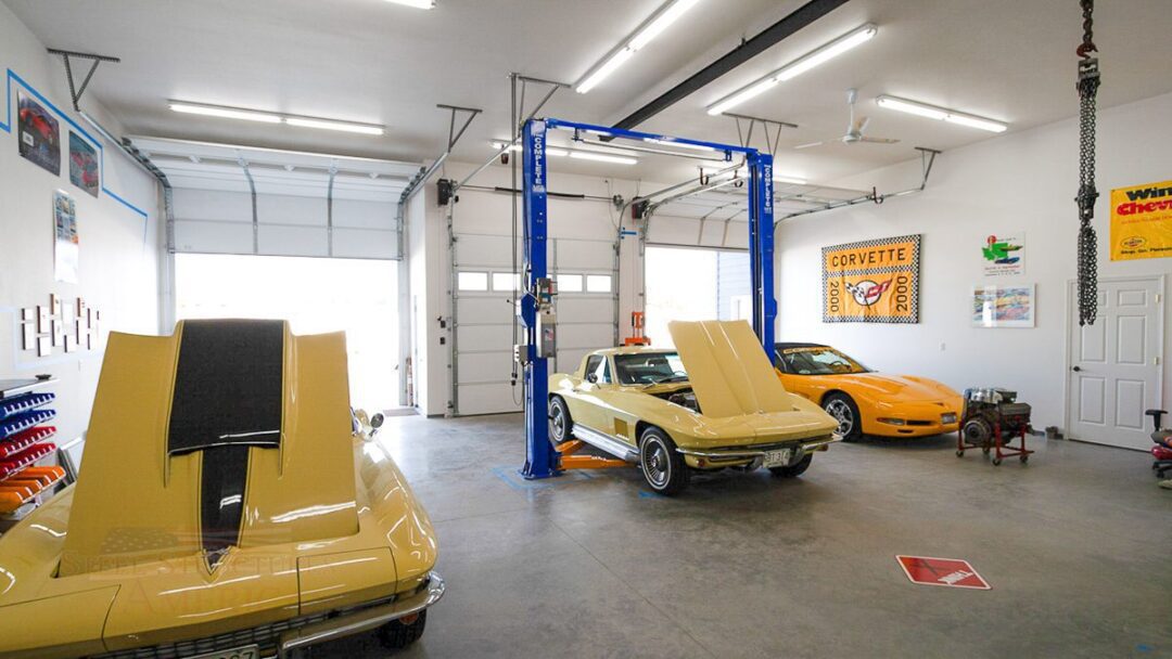 #9490 – Corvette Garage – Post Falls, ID | Steel Structures America