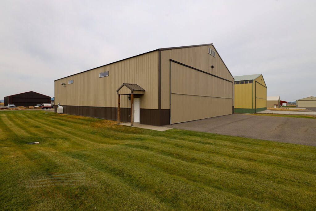 COE Air Plane Hangar – 60x80x17 | Steel Structures America