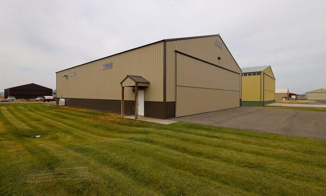 COE Air Plane Hangar – 60x80x17 | Steel Structures America