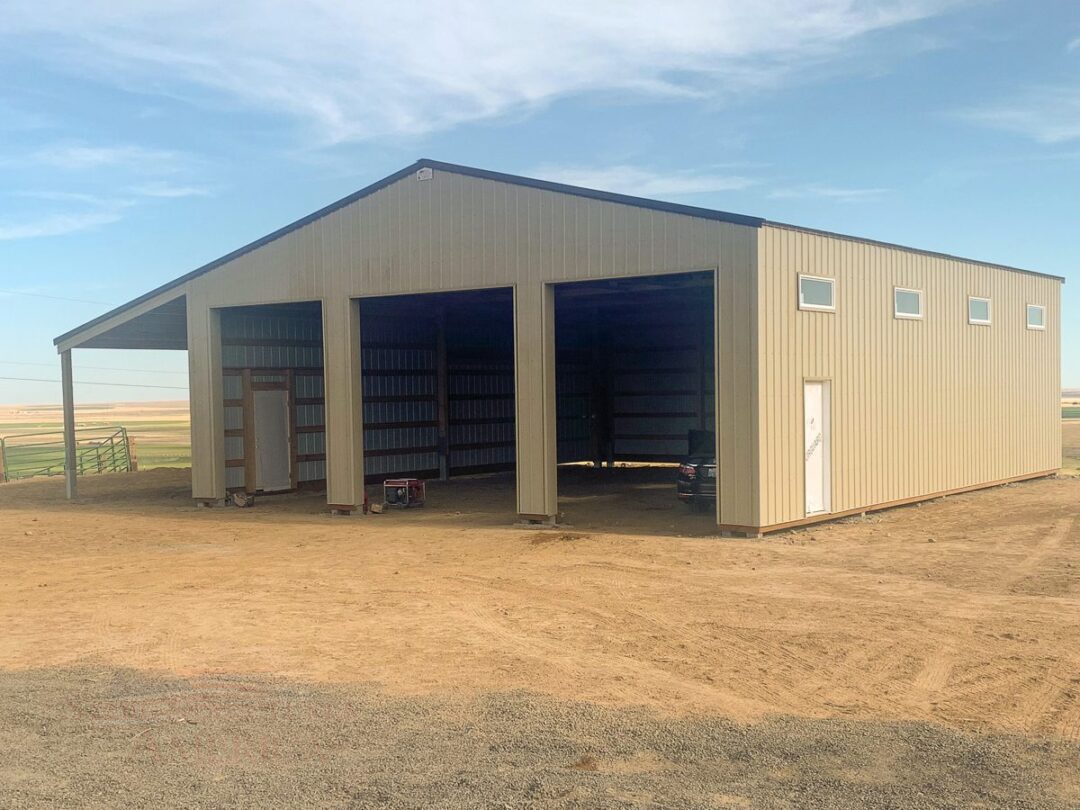 #11529 – 40x48x14 w/14x48x10 lean-to | Steel Structures America