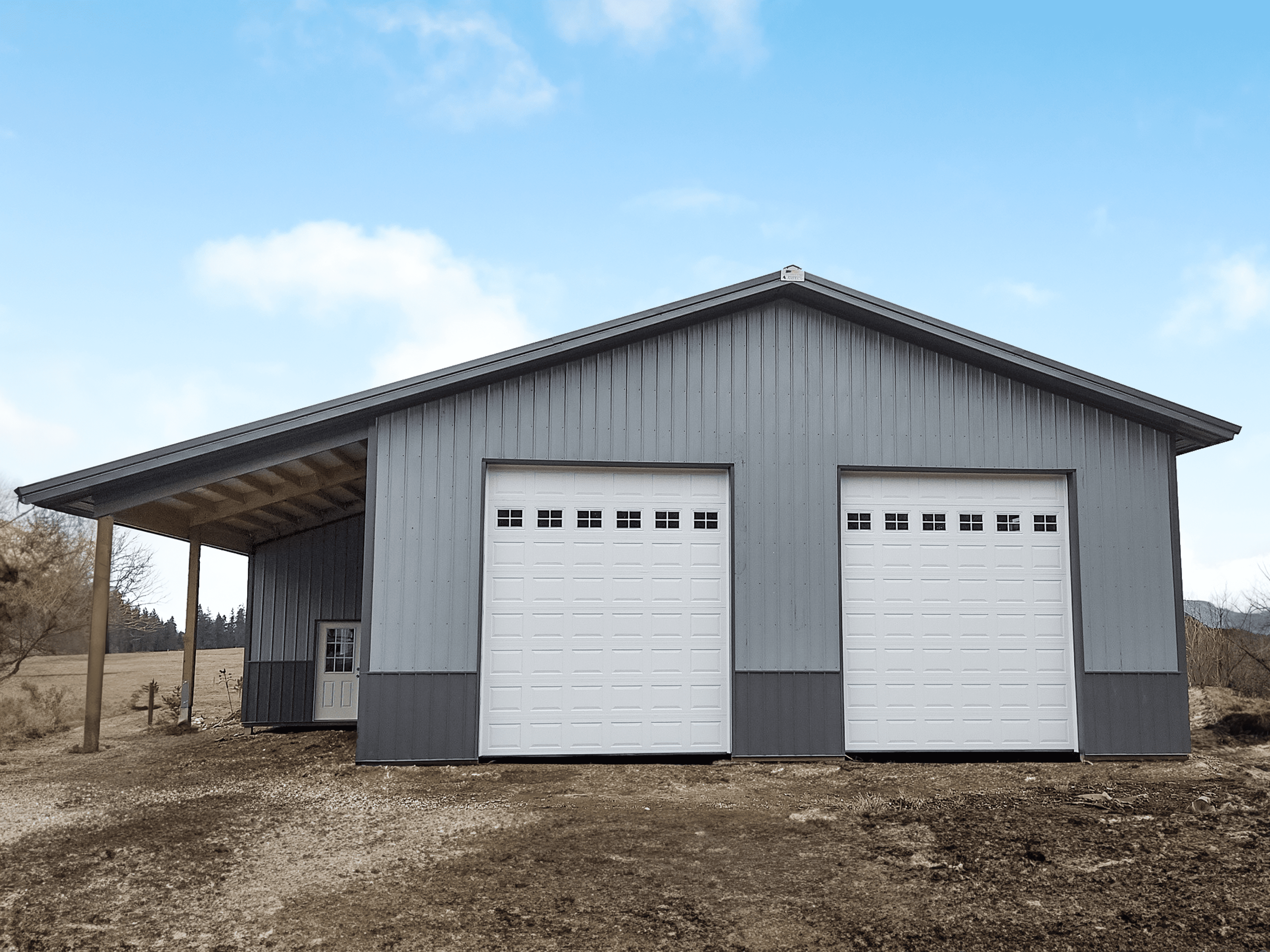 #12562 - 40 x 60 x 16 Garage Shop in Rathdrum, Idaho | Steel Structures ...