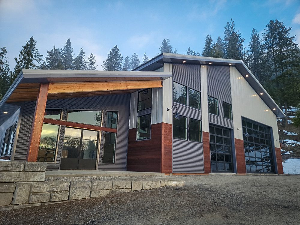 Steel shop with living quarters 2025