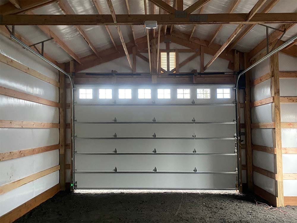 13463 22' x 36' x 12' Pole Barn Garage in Airway Heights, WA Steel