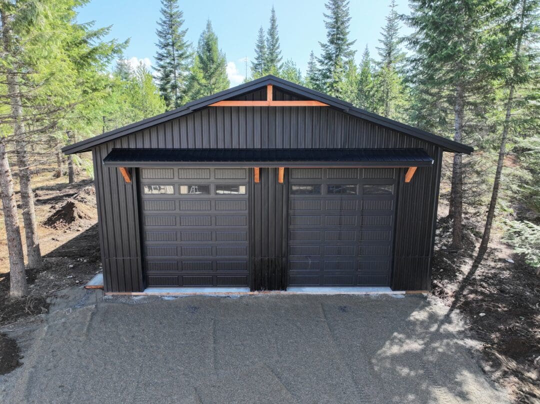 #14191 – 36x48x16 Custom Shop with Timber Truss in Rathdrum, ID | Steel ...
