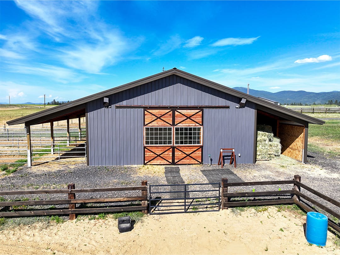 Horse Barn in Chattaroy, WA