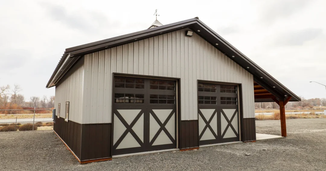 A metal building built by Steel Structures America