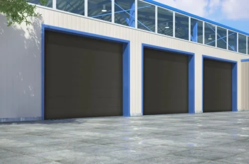 Midland Commercial Flush Burnished Slate Garage Door Midland Commercial Flush Burnished Slate Garage Door